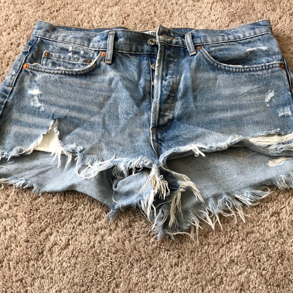 Denim shorts